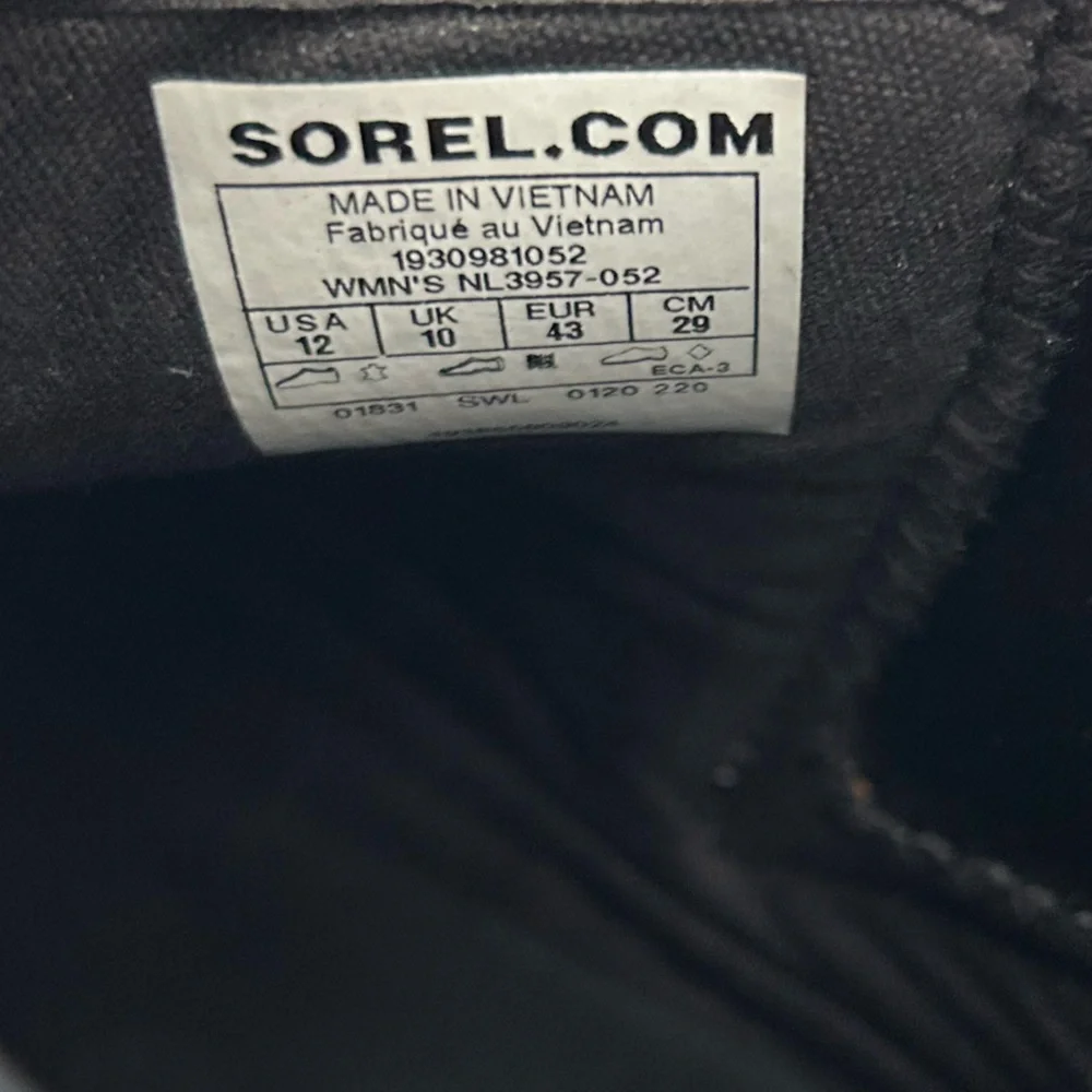 Sorel Lennox Chelsea Waterproof Boots in Quarry Gray women’s size 12/43 EU - Picture 8 of 8
